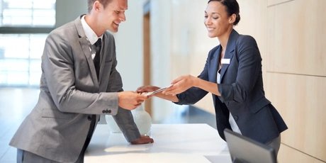 Business Hotel Rezeption