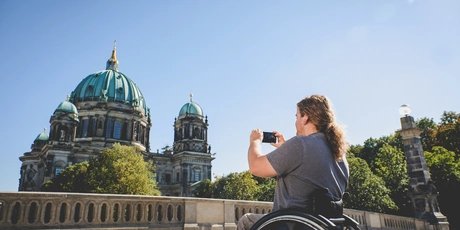 Menschen mit Sehbehinderung in Berlin