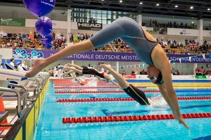 Schwimmhalle Berlin Internationale Deutsche Meisterschaften im Schwimmen für Menschen mit Behinderung