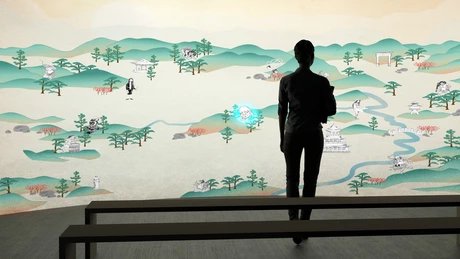 Samurai Museum Berlin, Visualisierung