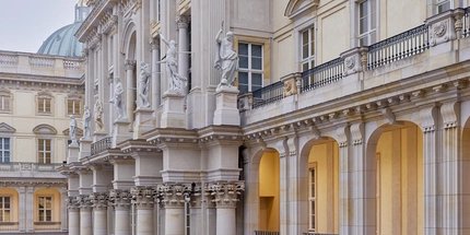 Humboldt Forum Berlin, facciata nord dello Schlüterhof