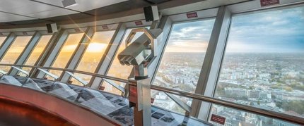 Viewing level in the Berlin TV tower 