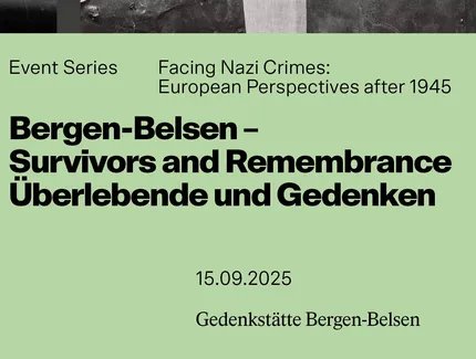 KEY VISUAL Bergen-Belsen – Survivors and Remembrance | Überlebende und Gedenken