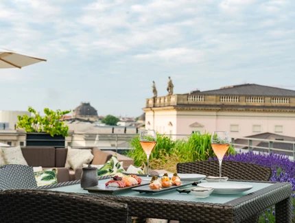 Hedwig Terrace im Hotel de Rome