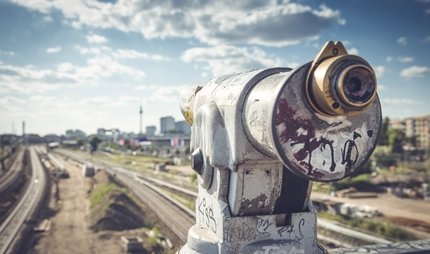 Blick von der Modersohnbrücke in Berlin